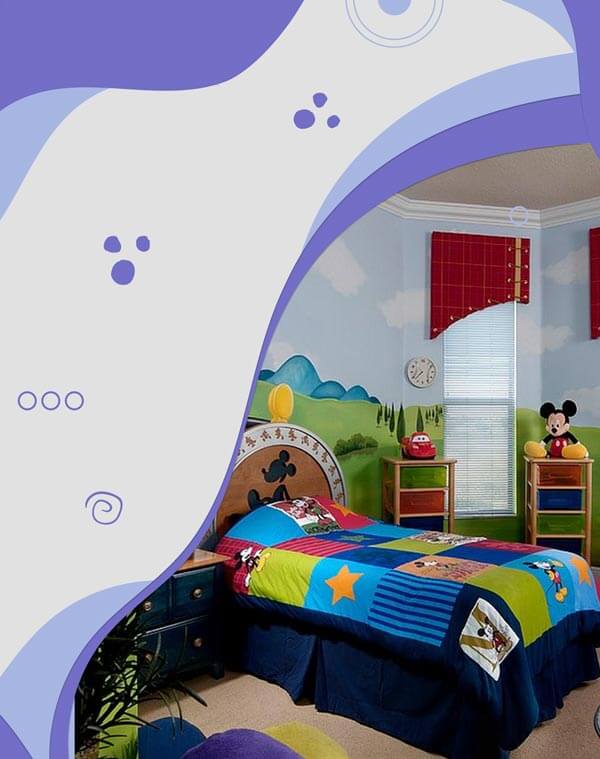 ایده جذاب برای طراحی اتاق کودکان