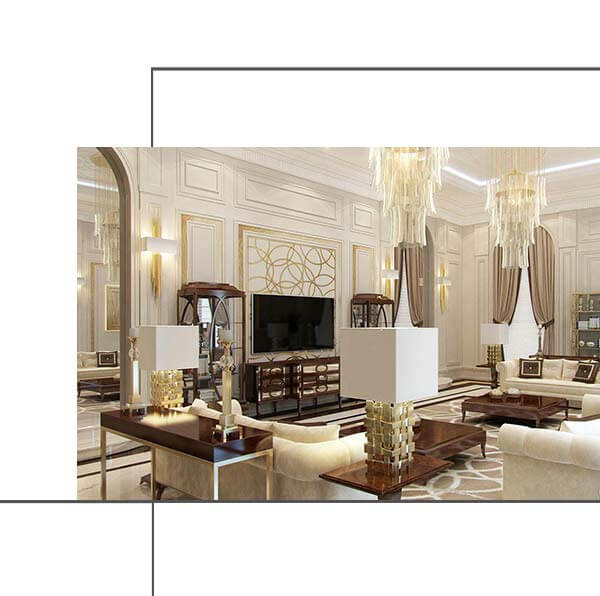 طراحی داخلی خانه به سبک کلاسیک